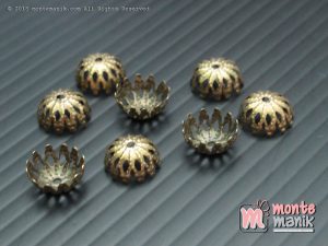 Cangkang Bunga Mangkok 8 mm Bronze (CKB-07)