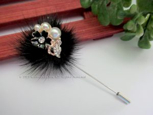 Black Shinta Stick Pins (PDL-021)