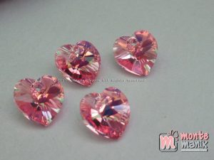 Kristal Pendant Swarovsky 10 mm Blush Rose (Pink)