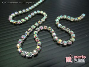 Diamond Renteng Mata Rapat 12 ss Silver Pelangi (DMD-052)