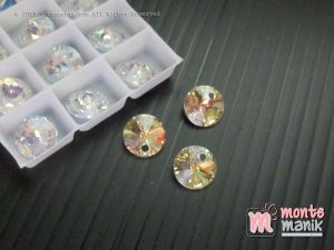 1 Pcs Kristal swarovsky Xilion Pendants 8 mm Crystal Clear AB 6428