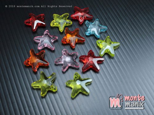 26 Pcs Manik Akrilik Starfish 2 cm (MPA-045)