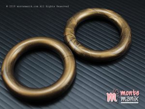 3 Pcs Manik Plastik Ring Bronze 4 cm (MPA-0104)