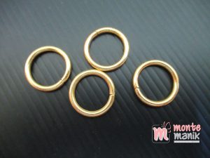6 Buah Ring Tebal 3 mm x 2 cm Emas (RING-10)
