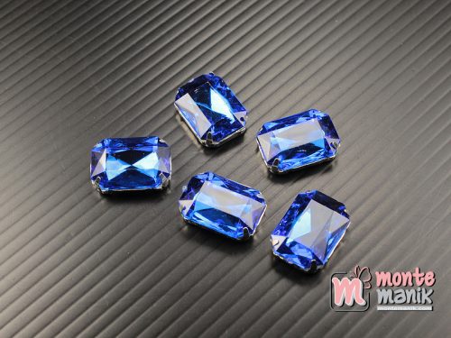 4 pcs Aplikasi Diamond Persegi Biru Tua 1,3 x 1,8 cm (DMD-078)