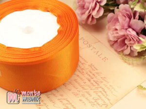 1 Meter Pita Grosgrain 4 cm Orange GG27